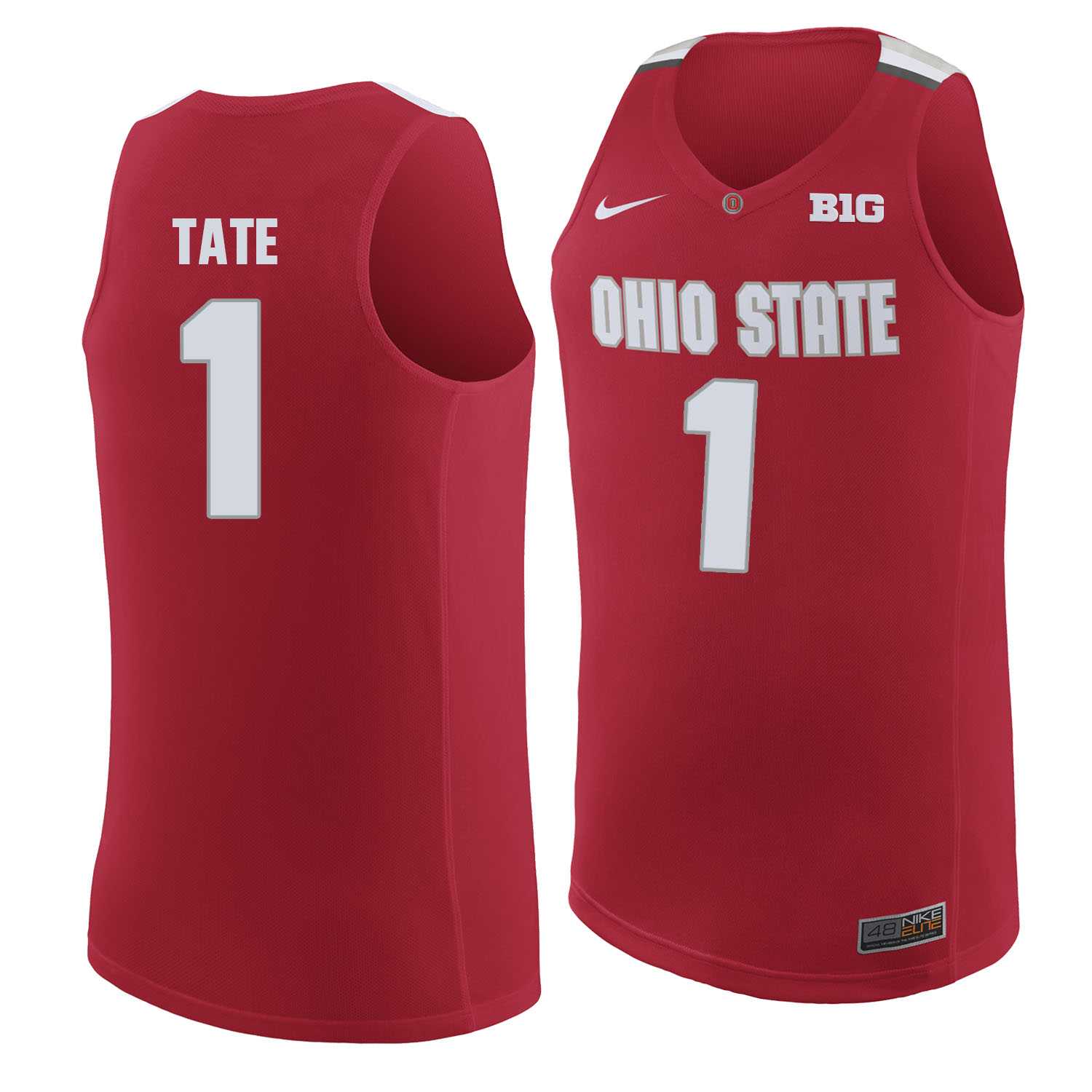 Ohio State Buckeyes #1 Jae'Sean Tate Red College Basketball Jersey Dzhi,We sell and wholesale Ohio State Buckeyes #1 Jae'Sean Tate Red College Basketball Jersey Dzhi on line form chian!